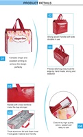 Sac isotherme en aluminium personnalisé avec logo, sac isotherme pour courses, sac isotherme pour aliments, sac isotherme pour glace, sac isotherme pour gâteaux, sublimation de lettres