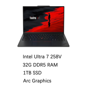 แล็ปท็อปธุรกิจราคาสูง Thinkpad X1 Carbon Ultra7-258v แรม 32GB SSD 1TB หน้าจอ 14 นิ้ว 2.8K กราฟิกธุรกิจ Thinkpad X1 Carbon - Product Image 1