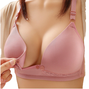 Sujetador de <span class=keywords><strong>lactancia</strong></span> inalámbrico cómodo con botones frontales, ajustable y con soporte. - Product Image 2
