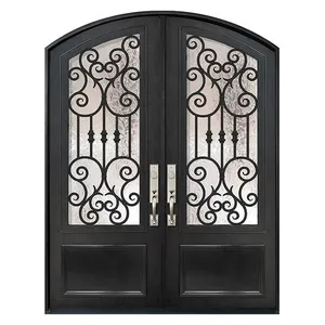 india modern iron main grille gates and fences yard driveway home electric for outside front wrought iron door sale