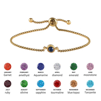 Bracelet de naissance en acier inoxydable, vente en gros, bracelet de naissance, cadeau d'anniversaire, bracelet réglable pour femmes