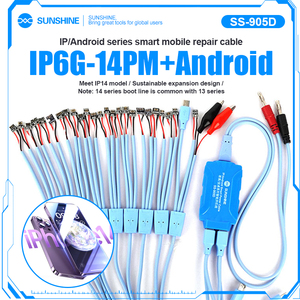Cavo di alimentazione CC per test di corrente SS-905D V9.0 per Android <span class=keywords><strong>iPhone</strong></span> 6G~15/<span class=keywords><strong>Plus</strong></span>/Pro Max, linea di controllo avvio alimentazione <span class=keywords><strong>iPhone</strong></span> - Product Image 2