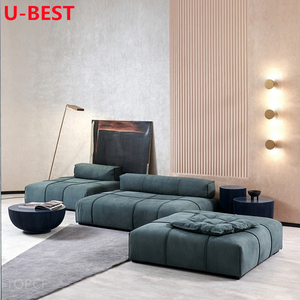 U-Best Sofá Modular de Esquina en Forma de <span class=keywords><strong>L</strong></span> de Terciopelo Moderno, Mueble de Salón, Mueble de Esquina para el Hogar - Product Image 5