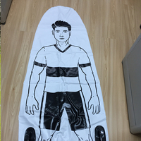 Ventes chaudes, équipement d'entraînement de gardien de but de football, mur de coup franc de football, mannequin gonflable de gardien de but à vendre