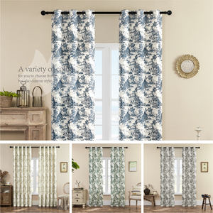 Tenda traslucida-primavera/estate blu di alta qualità adatta <span class=keywords><strong>per</strong></span> la stampa multicolore della <span class=keywords><strong>camera</strong></span> da letto principale della seconda <span class=keywords><strong>camera</strong></span> da letto del soggiorno - Product Image 2