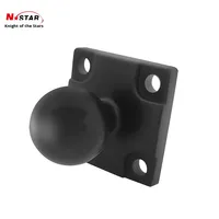 Fourniture du fabricant 30*30 Support de tête sphérique en métal N-Star Base fixe Carré 4 trous Véhicule d'ingénierie Tablet PC Stands