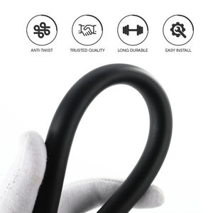 Tuyau de <span class=keywords><strong>douche</strong></span> <span class=keywords><strong>flexible</strong></span> en PVC avec écrou en alliage de zinc, accessoires de salle de bain, design moderne, <span class=keywords><strong>1m</strong></span>/1.2m/1.5m - Product Image 5