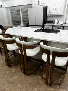 Set da pranzo per interni in <span class=keywords><strong>legno</strong></span> <span class=keywords><strong>massello</strong></span> di alta qualità Design moderno confortevole sedia e <span class=keywords><strong>tavolo</strong></span> - Product Image 3