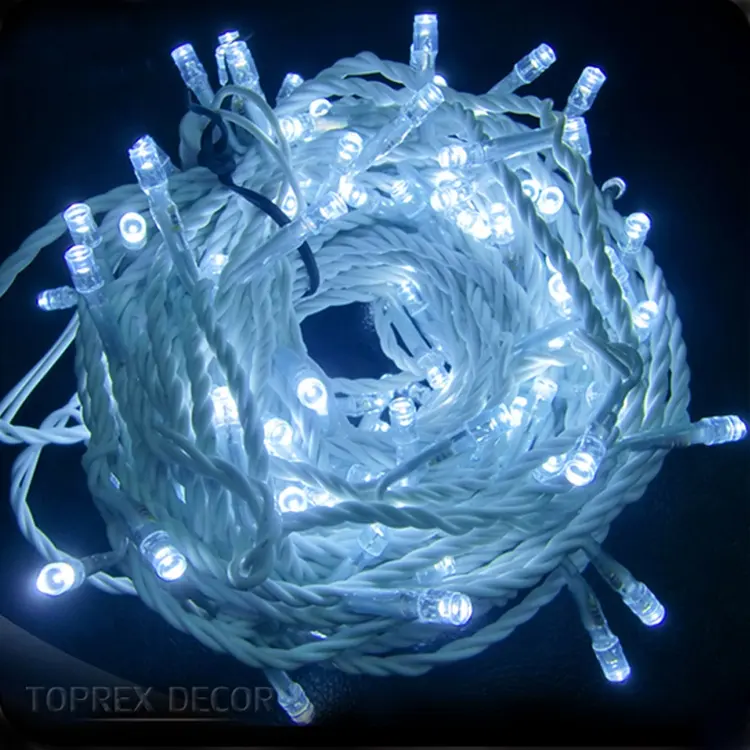 TOPREX DECOR Connectable 10m 100leds Led String Light Fairy Christmas Light For Outdoor Indoor Wedding Party Decoration
