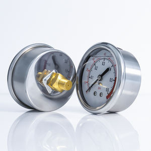 Fabrik preis Flüssigkeits gefülltes Hochdruck manometer aus Edelstahl - Product Image 1