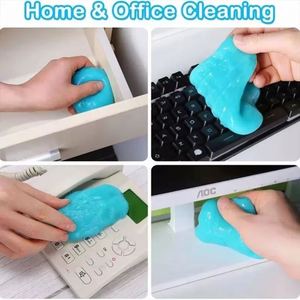 Gel Limpiador Suave para el Hogar, Lodo Multiusos para Teclados, Eliminador de Polvo y Suciedad, Pegamento Suave - Product Image 2