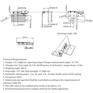 Yuzhou fabriekshoes voor laptopstandaard met frictie, 3C scharnieren, schroeven, opklapbare tablet/laptop scharnieras - Product Image 4