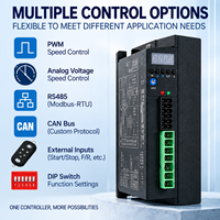 Contrôleur de moteur sans balais professionnel AC220V 5.5A PWM à boucle fermée, protection multiple, sortie 750W-1100W, affichage LED