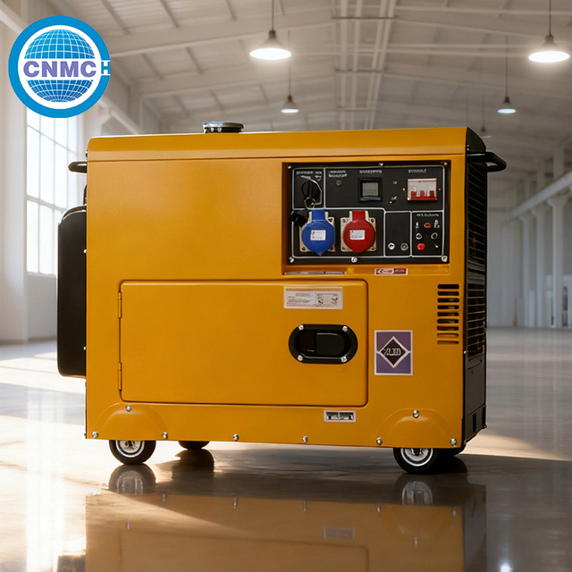 Diesel Generator Set 10kW 20kVA Small Silent Portable Model 220V/380V for Industrial & Home Backup Power Factory