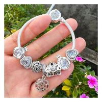 Nueva Pulsera de Cristal con Dijes para Niños, Joyería a Bajo Precio