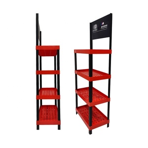 Dầu động cơ PP nhựa kệ trưng bày biểu tượng tùy chỉnh đa mục đích tầng thường vụ hiển thị đơn vị cho chất bôi trơn - Product Image 4