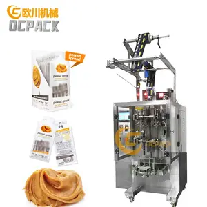 Automatic Irregular Shape Bag Peanut Butter Filling Packing Machine Cheese Cream Sachet Packing Machine