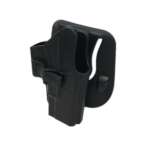 Fondina <span class=keywords><strong>per</strong></span> <span class=keywords><strong>Pistola</strong></span> in Polimero di Alta Qualità <span class=keywords><strong>per</strong></span> G19/23/32 (Gen1-5) G19X G45, Sgancio Rapido, Nera, Certificata CE, Modello KN-PG19 - Product Image 6