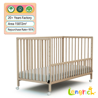Lit bébé en bois rouleau nouveau-né sans laque lit enfant bébé épissage lit bébé meubles berceau écologique solide chambre