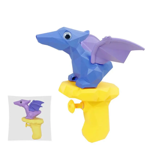 Commercio all'ingrosso estate piscina all'aperto spiaggia carino dinosauro colorato bambini ragazzo gioco regalo mini plastica acqua giocattolo sparare pistola per i bambini - Product Image 6