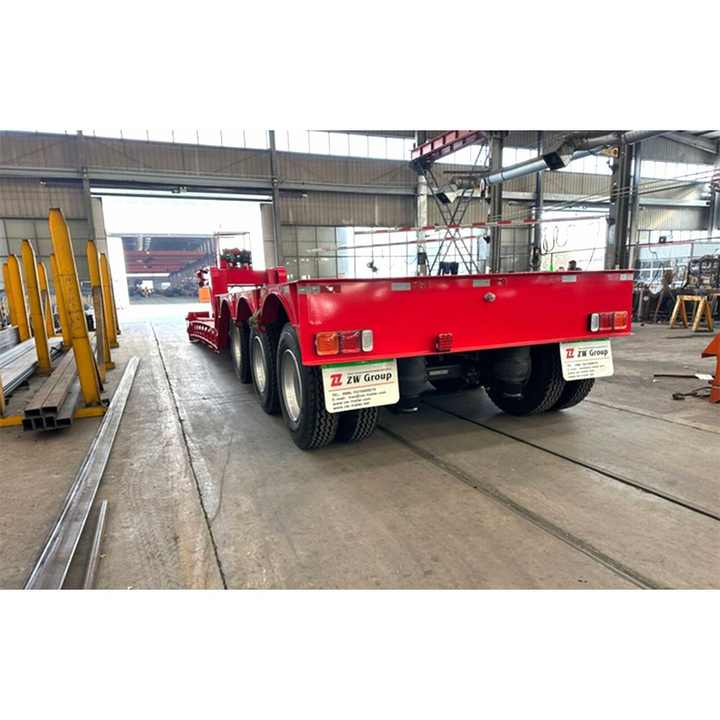 Detachable Rgn China Brand Heavy Machinery Rgn Trailer 3 Axle 4 Axle 80t Low Bed ...