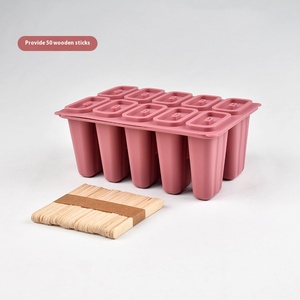 Moule à glace créatif en silicone alimentaire à 10 compartiments, facile à démouler, pour whisky et glaçons, avec couvercles, outil durable - Product Image 6