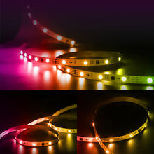 Renkli aydınlatma efektleri için su geçirmez RGB akıllı LED ışık şeritler 12V ve 24V yapışkan ışık şeridi - Product Image 3