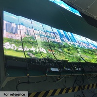 Pantalla holográfica LED para interiores Pantalla de pared de video de 65 pulgadas Escaparate de pared de vidrio Proveedor de pantalla digital