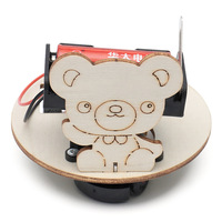 Nuevo Kit de Educación de ciencia Stem Diy Robot inteligente para evitar obstáculos Coche de juguete de madera para niños Juego