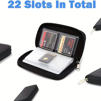 Sac de rangement pour carte mémoire, étui de transport, 22 emplacements pour CF/SD/Micro SD/SDHC/MS/DS, accessoires de jeu, boîte de carte mémoire