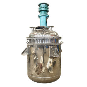Reactor de Tanque Agitado de Acero Inoxidable de 500L, Recipiente con Calefacción Eléctrica y Agitación Química para Resina Alquídica - Product Image 1