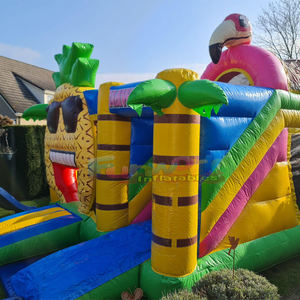 Castillo Inflable Comercial para Fiestas Infantiles, Tobogán Acuático Inflable, Castillo Inflable con <span class=keywords><strong>Piscina</strong></span> para <span class=keywords><strong>Vacaciones</strong></span> en Hawái - Product Image 6