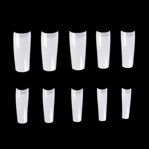 500 faux ongles carrés français pleine couverture en ABS, droits, sans plis, pour extension de manucure - Product Image 2