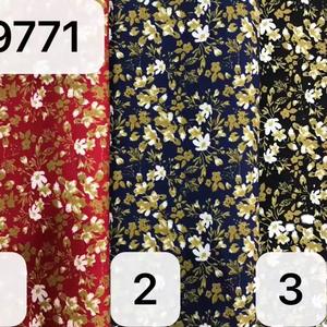 Manufacturer of Cheap Price 30S 32S 45S 100 <b>Floral</b> Printed Viscose Rayon Fabric Poplin for Girls - Product Image 2