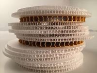 Feuilles de séparateur en plastique de polypropylène/tampons de couche d'emballage de bouteille/diviseur de palette