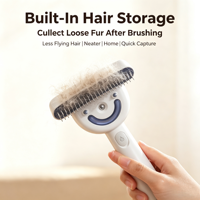 Brosse de toilettage pour animaux de compagnie, 360 ° Peigne à picots rotatif et souple, pour démêler et masser les poils de chiens et de chats, pour les soins de beauté des animaux de compagnie