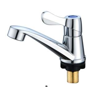 Grifo de baño cromado de una sola manija de ABS, alta calidad, <span class=keywords><strong>precio</strong></span> bajo, diseño contemporáneo, cerámica, medido, un solo orificio, uso al aire libre - Product Image 6