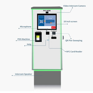Rampa de estacionamiento <span class=keywords><strong>para</strong></span> automóviles al aire libre Tengda, Estación automática inteligente de pago, quiosco de pago automático multifunción, quiosco de pago de autoayuda <span class=keywords><strong>para</strong></span> estacionamiento de automóviles - Product Image 4