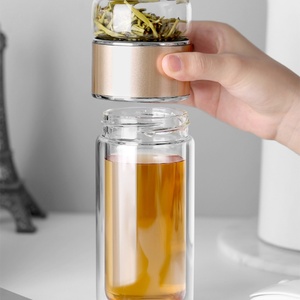 Botella de Agua de Doble Pared con Infusor de Té, Diseño Minimalista, 250 ml, Ecológica, para Fiestas y Uso al Aire Libre, Puerto de Shenzhen - Product Image 4