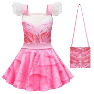 <span class=keywords><strong>Disfraz</strong></span> de Bruja Rosa para Niñas, Vestido de Tul con Burbujas Rosas, Traje de Princesa con Lentejuelas y Malla, Disfraces de Bruja Glinda de TV y Películas - Product Image 4