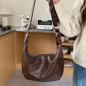 Bolso Tote Rosa para Mujer, Gran Capacidad, Bandolera, Color Sólido, Cierre de Cremallera, Uso Diario, Primavera 2024 - Product Image 2