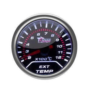 เกจวัดอุณหภูมิไอเสียรถยนต์ Dragon Gauge ขนาด 2 นิ้ว พร้อมจอแสดงผล LED แบบเข็ม ขนาด 52 มม. สำหรับแผงหน้าปัดรถแข่ง - Product Image 1