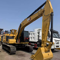 Excavatrice sur chenilles hydraulique Caterpillar Cat320gc d'occasion 2021, 20 tonnes, avec moteur Caterpillar, composants PLC, pompe à engrenages, roulement, moteur, boîte de vitesses