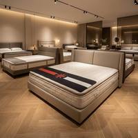 Protecteur de pied de matelas personnalisé avec logo 140*45cm en caoutchouc naturel et polyester, antidérapant, résistant à l'eau, tapis de présentation pour meubles