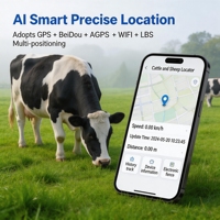 Ошейник для собак Icar IK122T PRO 4G GPS с AGPS, Beidou, GSM, LBS, металлическим динамиком, отслеживанием в реальном времени и водонепроницаемостью IP68
