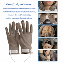 Gants conducteurs en fibre d'argent personnalisés, MOQ 1 paire, antibactériens, protection EMF 40 dB pour la thérapie de beauté par microcourant
