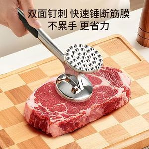 Meat Tenderizer Zinc Alloy Dual Head Meat Pounder For Steak Poultry Tenderizing Kitchen Tool - Product Image 3