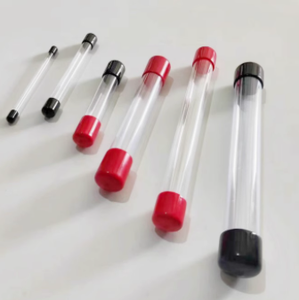 Embalagem de Tubo Plástico para Proteger Tubos PVC PC Transparentes com Tampa - Product Image 2