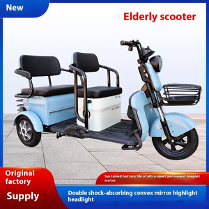Nouveau Tricycle électrique adulte ménage loisirs petit <span class=keywords><strong>trois</strong></span> <span class=keywords><strong>roues</strong></span> personnes âgées marche pour ramasser les enfants vélo électrique <span class=keywords><strong>trois</strong></span> personnes - Product Image 3