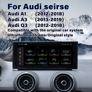 Reproductor de DVD para Auto con Sistema Android 13 de 8 Núcleos y 10.25 Pulgadas, Navegación GPS Multimedia para <span class=keywords><strong>Audi</strong></span> A1 <span class=keywords><strong>A3</strong></span> Q3 2012-2019 - Product Image 2